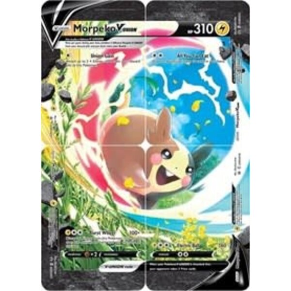 Pokemon Morpeko V-Union [Set of 4] (SWSH215-218) Lightly Played Holofoil