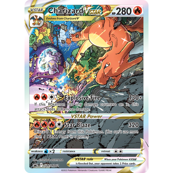 Pokemon Charizard VSTAR (SWSH262) Near Mint Holofoil