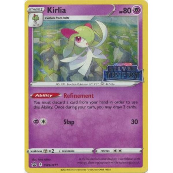 Pokemon Kirlia (Prerelease) (SWSH271) Lightly Played Holofoil