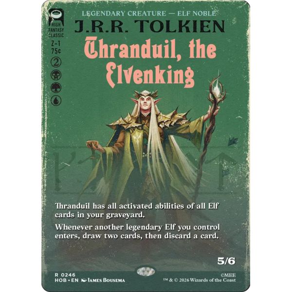 Magic: The Gathering Thranduil, the Elvenking (Borderless) (246) Near Mint