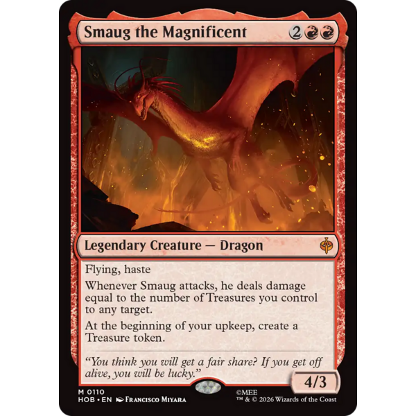 Magic: The Gathering Smaug the Magnificent (110) Near Mint