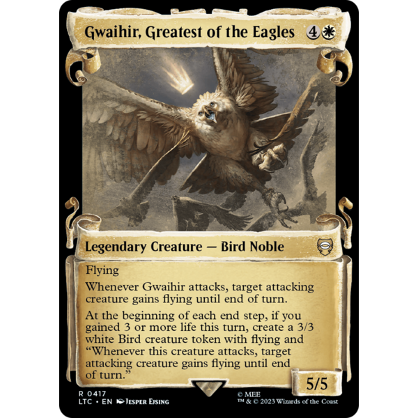Magic: The Gathering Gwaihir, Greatest of the Eagles (Showcase Scrolls) (417) Near Mint