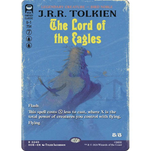 Magic: The Gathering The Lord of the Eagles (Borderless) (240) Near Mint