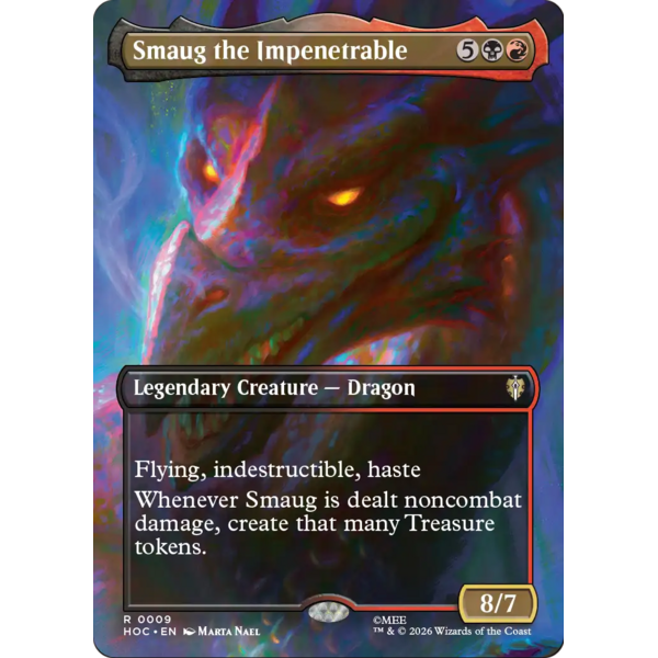 Magic: The Gathering Smaug the Impenetrable (Borderless) (082) Near Mint