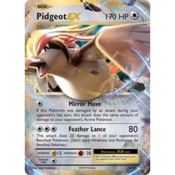 Pokemon Pidgeot EX (064) Lightly Played Holofoil
