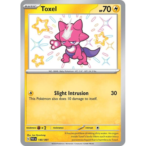 Pokemon Toxel (140) Lightly Played Holofoil