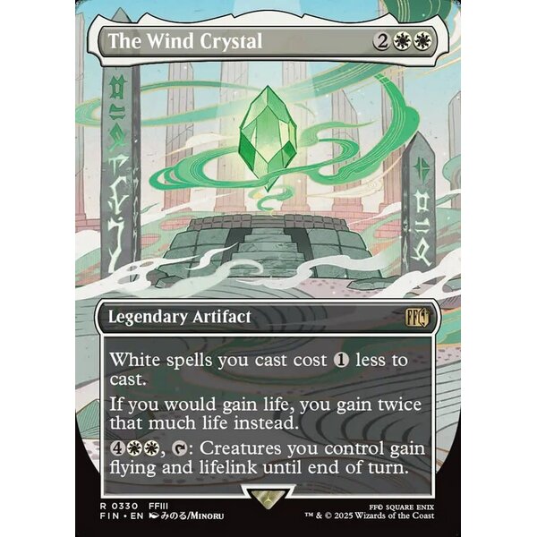 Magic: The Gathering The Wind Crystal (Borderless) (330) Lightly Played