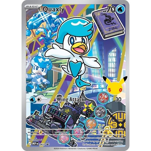 Pokemon Quaxly (063) Near Mint Holofoil