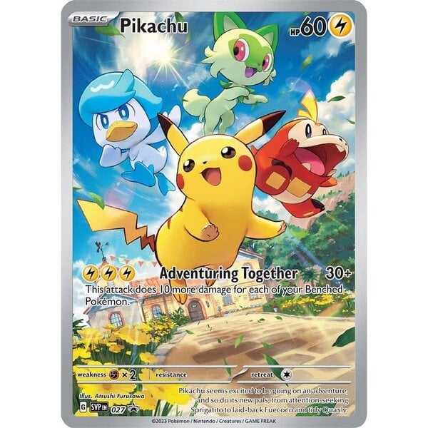 Pokemon Pikachu (027) Near Mint Holofoil