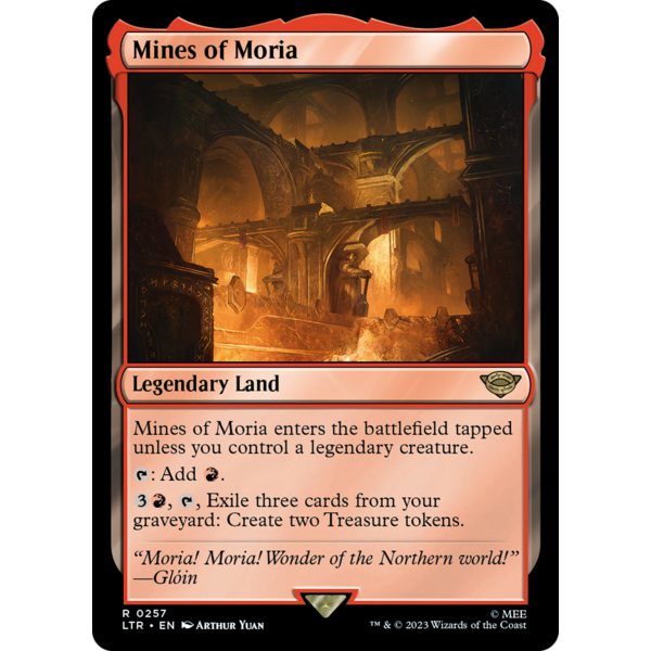Magic: The Gathering Mines of Moria (257) Lightly Played