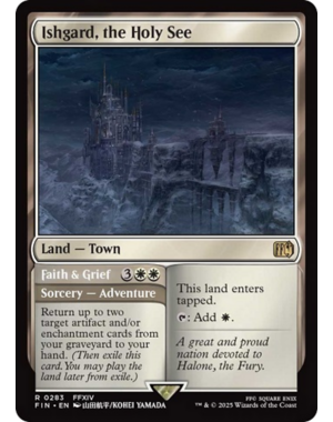Magic: The Gathering Ishgard, the Holy See (283) Lightly Played
