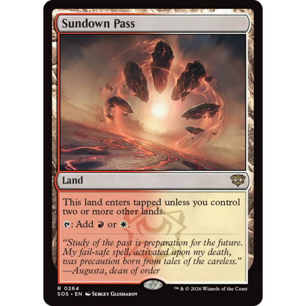 Magic: The Gathering Sundown Pass (264) Lightly Played