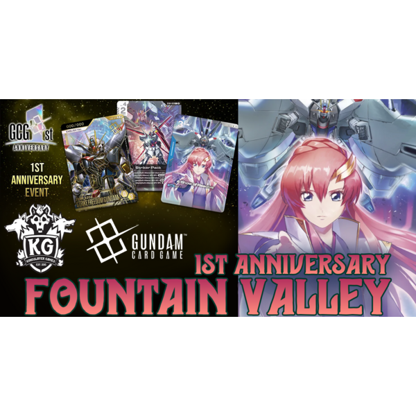 Bandai 9/12/26 Fountain Valley Gundam 1st Anniversary Event Constructed Saturday 12 PM