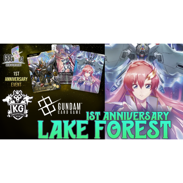 Bandai 9/13/26 Lake Forest Gundam 1st Anniversary Event Constructed Sunday 12 PM