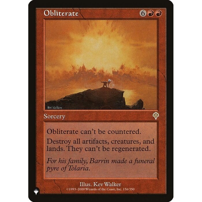Magic: The Gathering Obliterate (156) Lightly Played