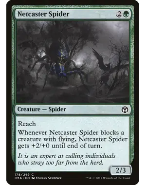 Magic: The Gathering Netcaster Spider (178) Lightly Played