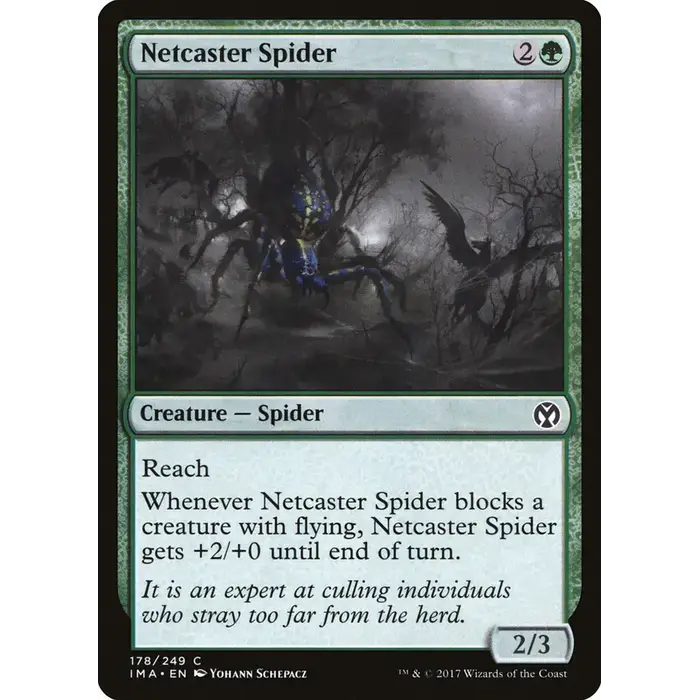 Magic: The Gathering Netcaster Spider (178) Lightly Played