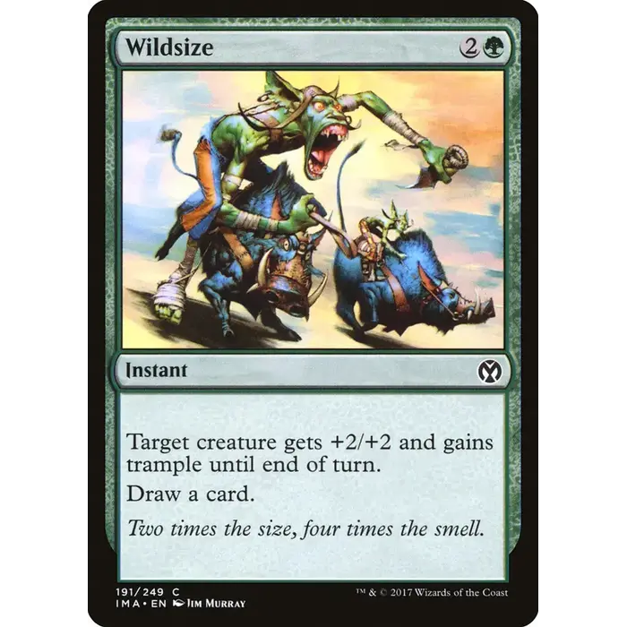 Magic: The Gathering Wildsize (191) Lightly Played
