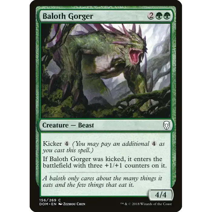 Magic: The Gathering Baloth Gorger (156) Lightly Played