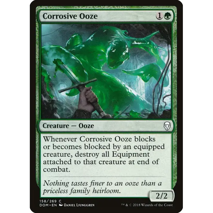 Magic: The Gathering Corrosive Ooze (158) Lightly Played