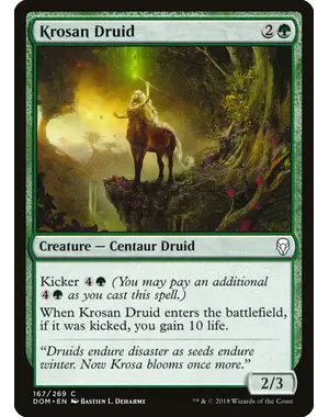 Magic: The Gathering Krosan Druid (167) Lightly Played