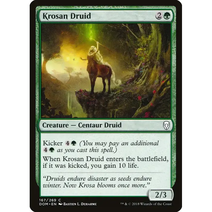 Magic: The Gathering Krosan Druid (167) Lightly Played