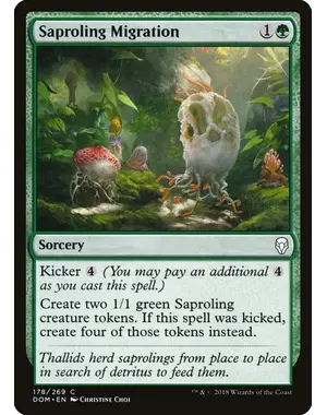 Magic: The Gathering Saproling Migration (178) Lightly Played