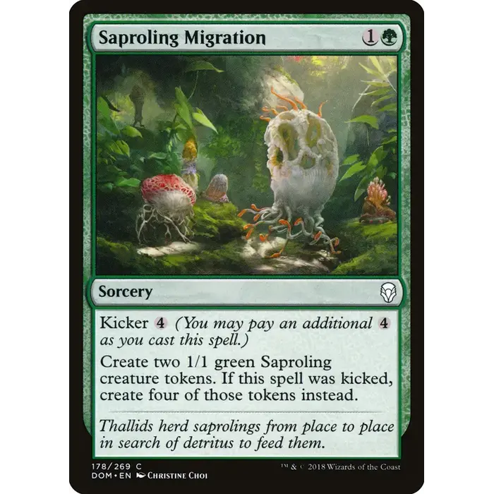 Magic: The Gathering Saproling Migration (178) Lightly Played