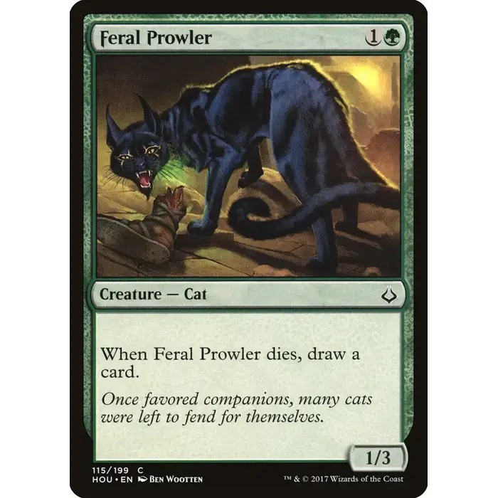 Magic: The Gathering Feral Prowler (115) Lightly Played