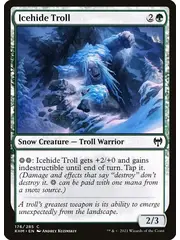 Magic: The Gathering Icehide Troll (176) Lightly Played