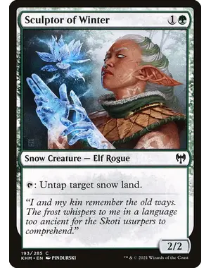 Magic: The Gathering Sculptor of Winter (193) Lightly Played