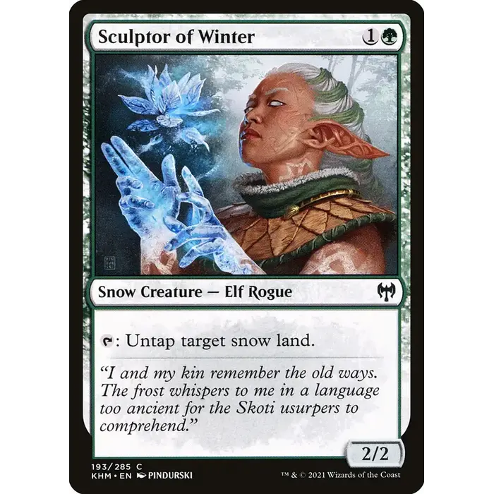 Magic: The Gathering Sculptor of Winter (193) Lightly Played