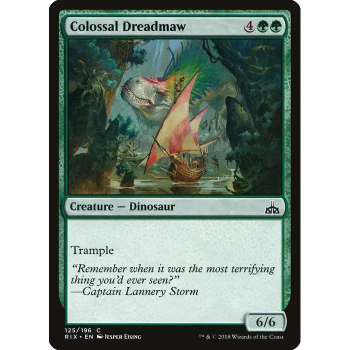 Magic: The Gathering Colossal Dreadmaw (125) Lightly Played