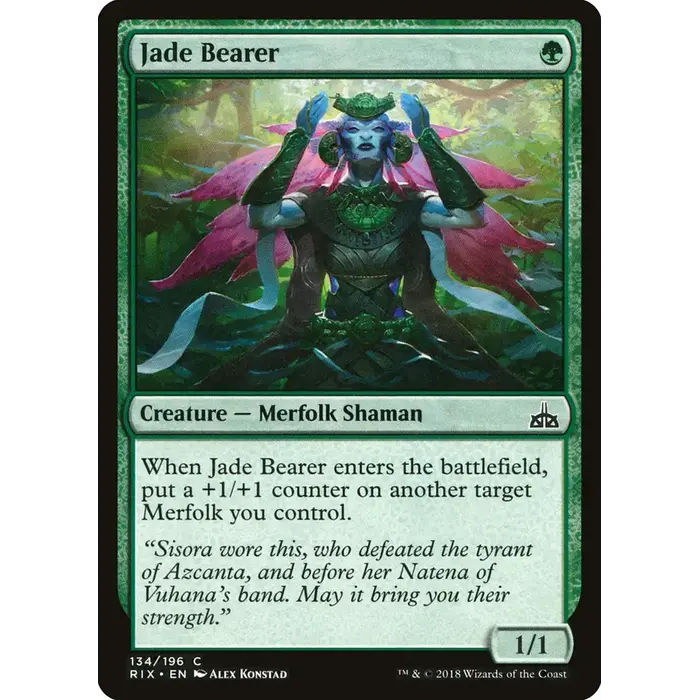 Magic: The Gathering Jade Bearer (134) Lightly Played