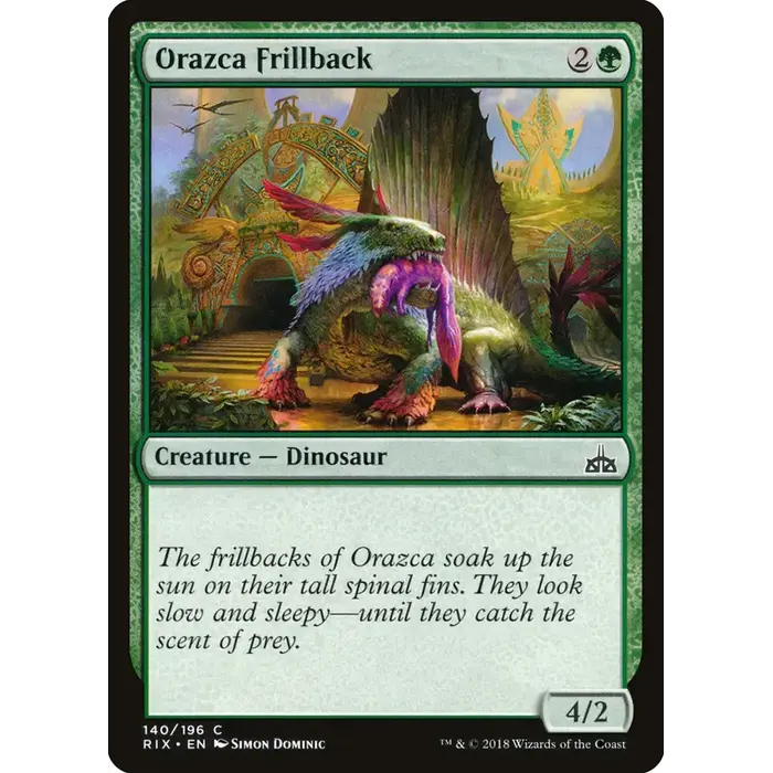 Magic: The Gathering Orazca Frillback (140) Lightly Played
