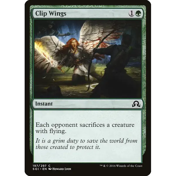 Magic: The Gathering Clip Wings (197) Lightly Played