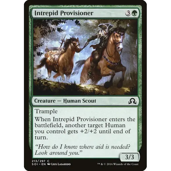 Magic: The Gathering Intrepid Provisioner (213) Lightly Played