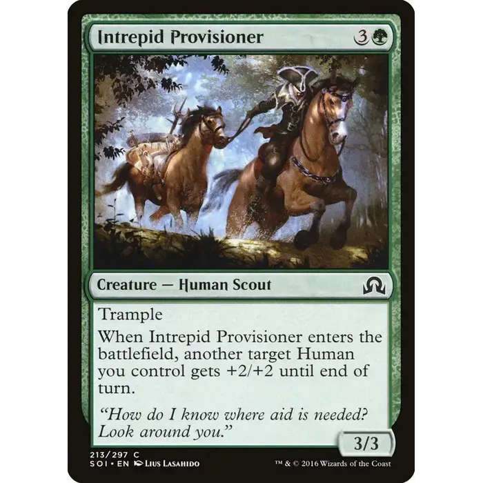 Magic: The Gathering Intrepid Provisioner (213) Lightly Played