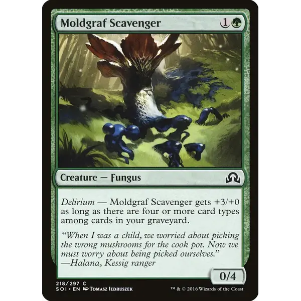 Magic: The Gathering Moldgraf Scavenger (218) Lightly Played