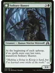 Magic: The Gathering Solitary Hunter (229) Lightly Played