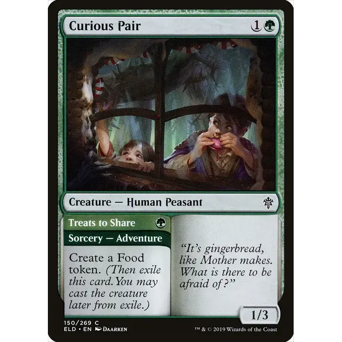 Magic: The Gathering Curious Pair (150) Lightly Played