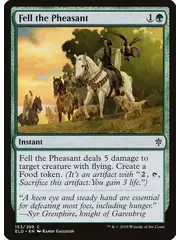 Magic: The Gathering Fell the Pheasant (153) Lightly Played