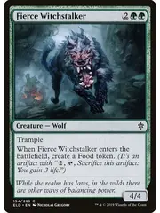 Magic: The Gathering Fierce Witchstalker (154) Lightly Played