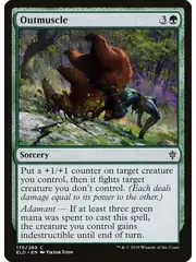 Magic: The Gathering Outmuscle (170) Lightly Played