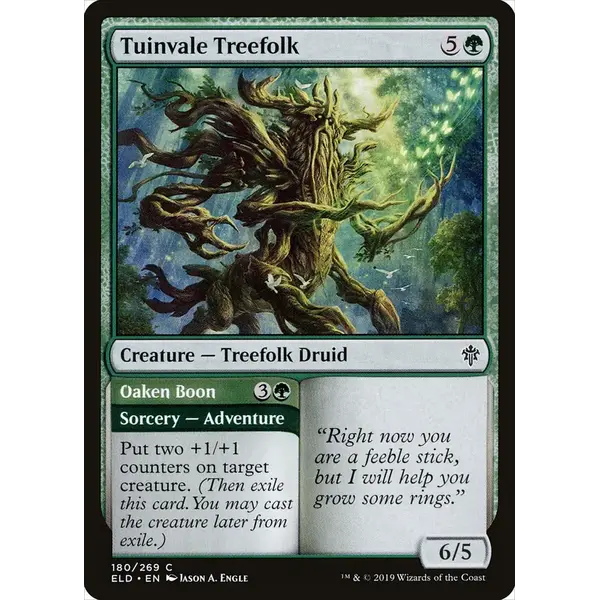 Magic: The Gathering Tuinvale Treefolk (180) Lightly Played