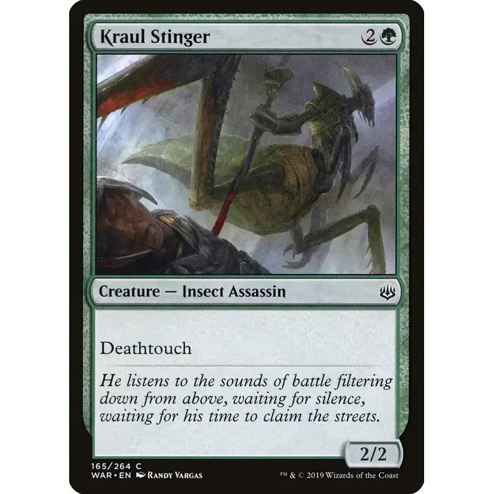 Magic: The Gathering Kraul Stinger (165) Lightly Played