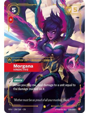 UVS Games Morgana, Vindictive (Overnumbered) (186) Near Mint Foil