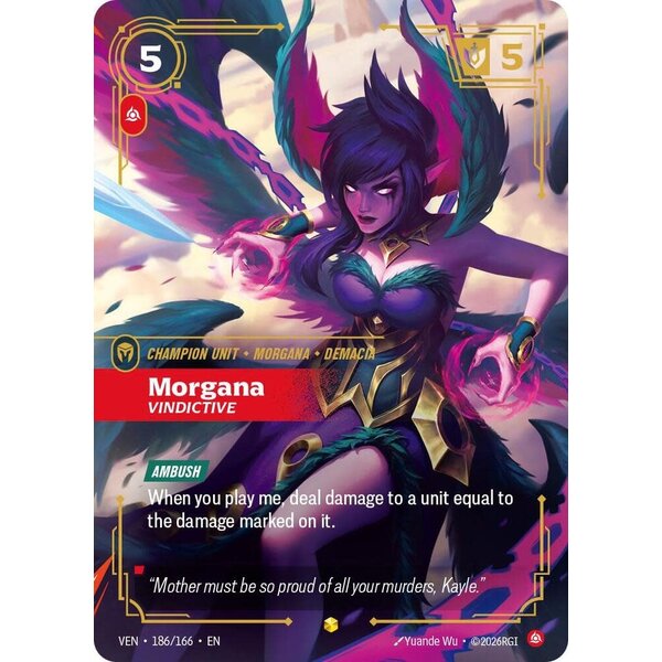UVS Games Morgana, Vindictive (Overnumbered) (186) Near Mint Foil