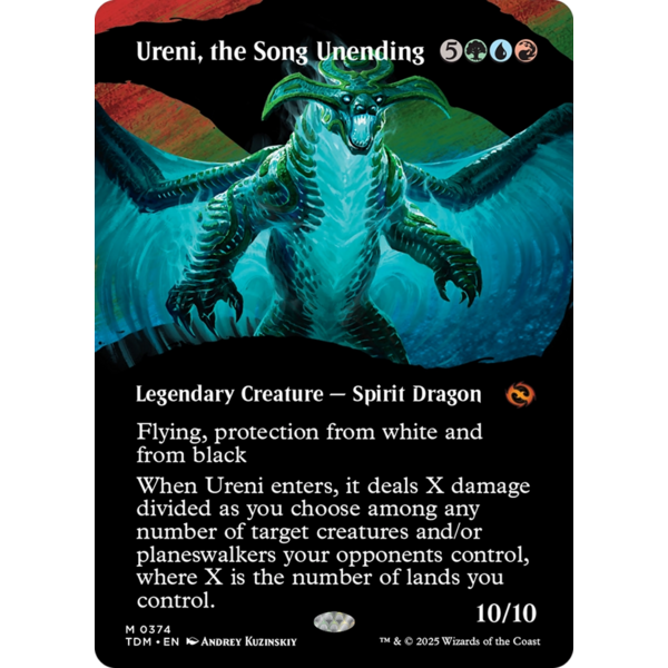 Magic: The Gathering Ureni, the Song Unending (Borderless) (374) Near Mint Foilf
