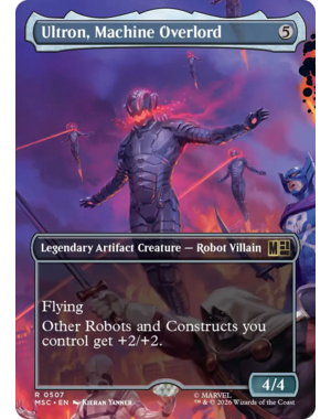 Magic: The Gathering Ultron, Machine Overlord (Borderless) (507) Lightly Played